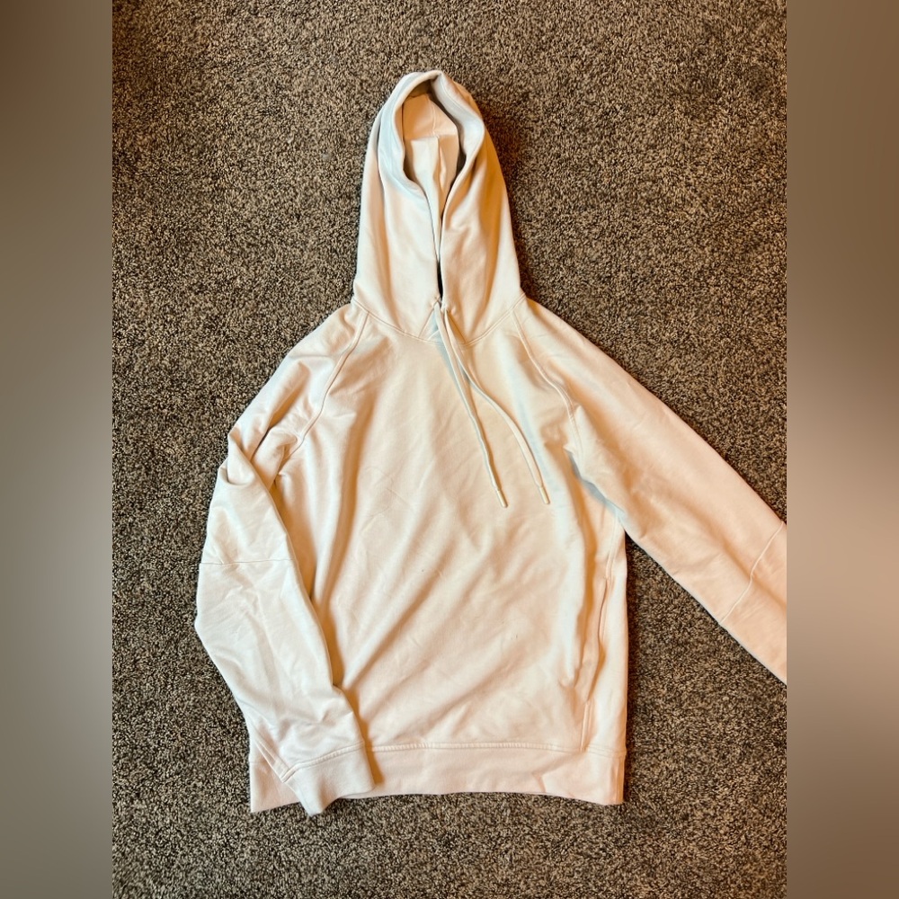lululemon Men's Smooth Spacer Classic-Fit Pullover Hoodie - Cream, Size Small